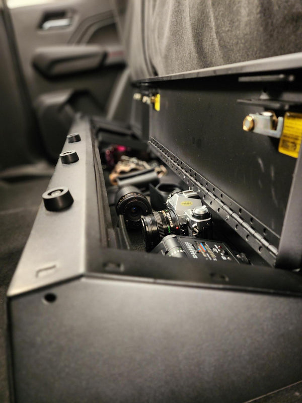 Tuffy Security Products Rear Underseat Lockbox for 2023-2027 Colorado & Canyon Crew Cab - Combo Lock