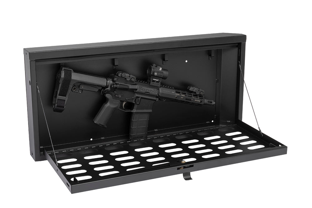 Tuffy Security Products Tailgate Lockbox - '18-26 Wrangler JL (MOLLE Panel - Black) — 8" (TFY365-01)