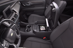 Tuffy Security Products Center Console Safe for 2021-2027 Tahoe/Yukon/Suburban - Keyed Lock