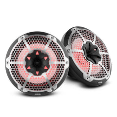 DS18 Nxl 10" 2-WAY Coaxial Black Marine Speaker with LED RGB Lights 200 Watts Rms 4 Ohm