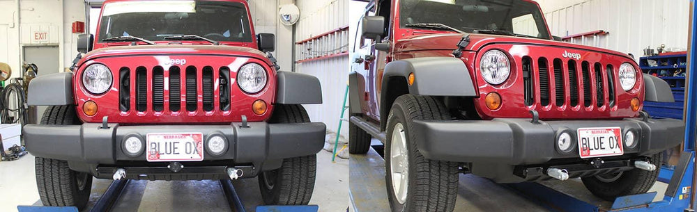 Baseplate 07-18 Wrangler JK W/Standard Bumper - Blue Ox
