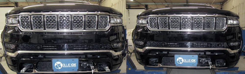 Blue Ox Tow Bar Baseplate - 22-25 Grand Wagoneer with Tow Hooks (INCLUDES ADAPTIVE CRUISE CONTROL AND SHUTTERS)