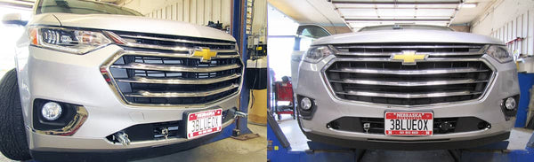 Blue Ox Tow Bar Baseplate - 19-21 Traverse with Adaptive Cruise Control (INCLUDES TOP SHUTTERS)