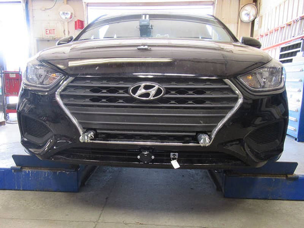 Blue Ox Tow Bar Baseplate - 18-22 Accent with Standard Transmission Without Fog Lights