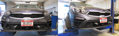 Blue Ox Tow Bar Baseplate - 19-24 Forte with Manual Transmission Without Smart Cruise or Round Fog Lights
