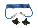 6-WIRE COILED EXTENSION CABLE ;   BLUE OX