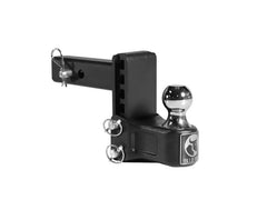 Adjustable Ball Mount 4" Drop/Rise 2-INCH Receiver Blue Ox