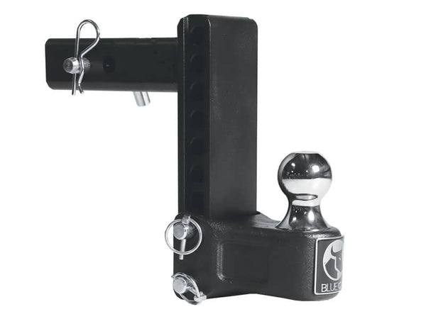 Adjustable Ball Mount 7" Drop/Rise 2-INCH Receiver Blue Ox