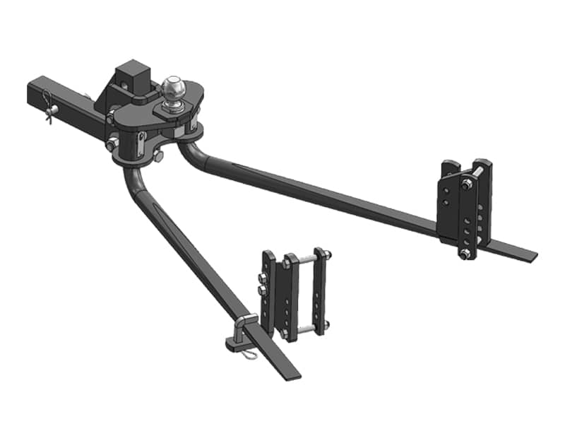 Blue Ox 2-POINT 6 Hole WD Hitch 600LB Tongue Weight