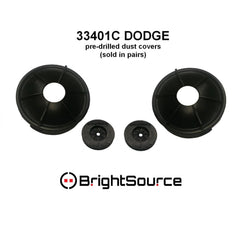 Brightsource Dust Cap Dodge Pair Non-Projector Headlamps, Pre-Drilled
