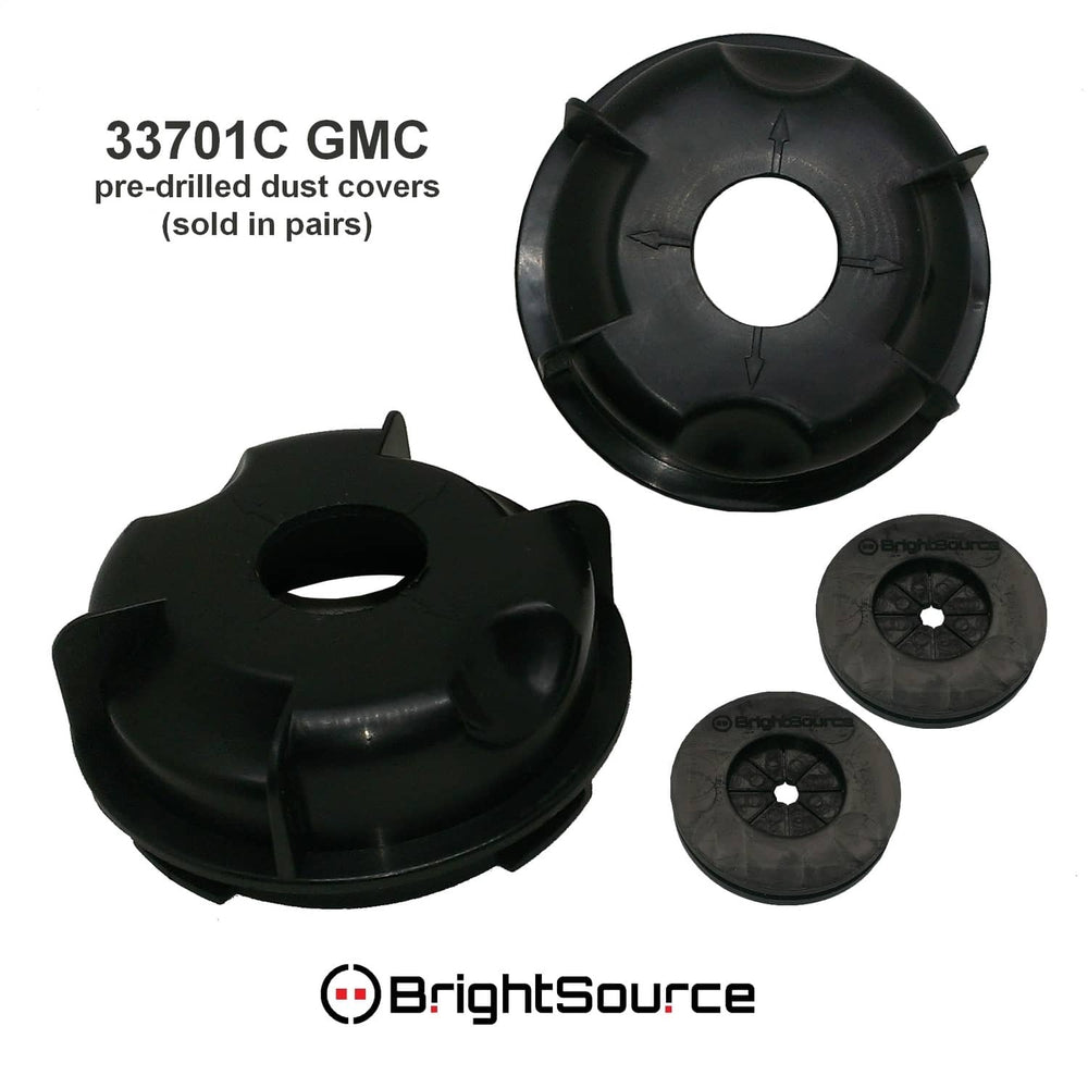 Brightsource Dust Cap GM (PAIR) Non-Projector Headlamps, Pre-Drilled
