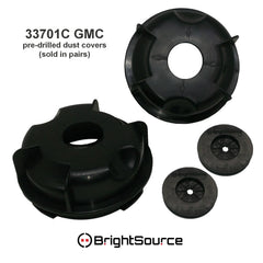 Brightsource Dust Cap GM (PAIR) Non-Projector Headlamps, Pre-Drilled