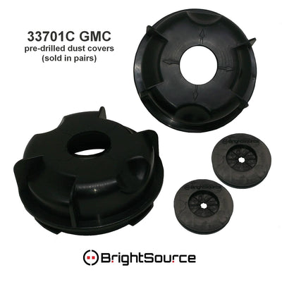 Brightsource Dust Cap GM (PAIR) Non-Projector Headlamps, Pre-Drilled