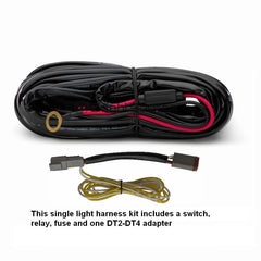 Brightsource 30A Wiring Harness for Single Lamp with Position Light