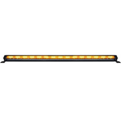 Brightsource Siberia 32" Night Guard Light Bar Single Row W/ White Amber Position Light & Warning Strobe