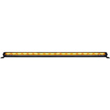 SIBERIA 38" NIGHT GUARD LIGHT BAR SINGLE ROW W/ WHITE AMBER POSITION LIGHT & WARNING STROBE