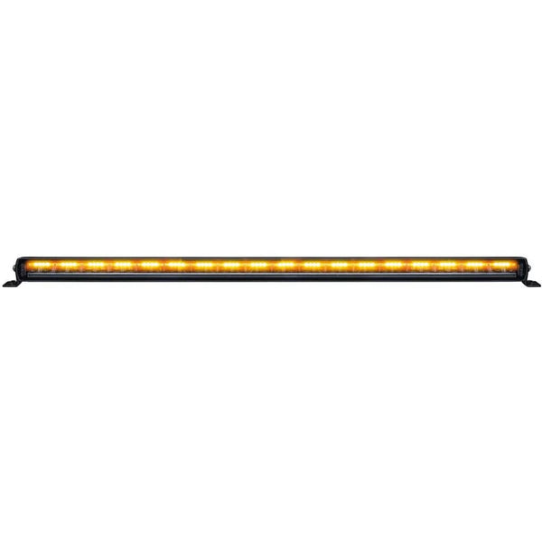 Brightsource Siberia 38" Night Guard Light Bar Single Row W/ White Amber Position Light & Warning Strobe