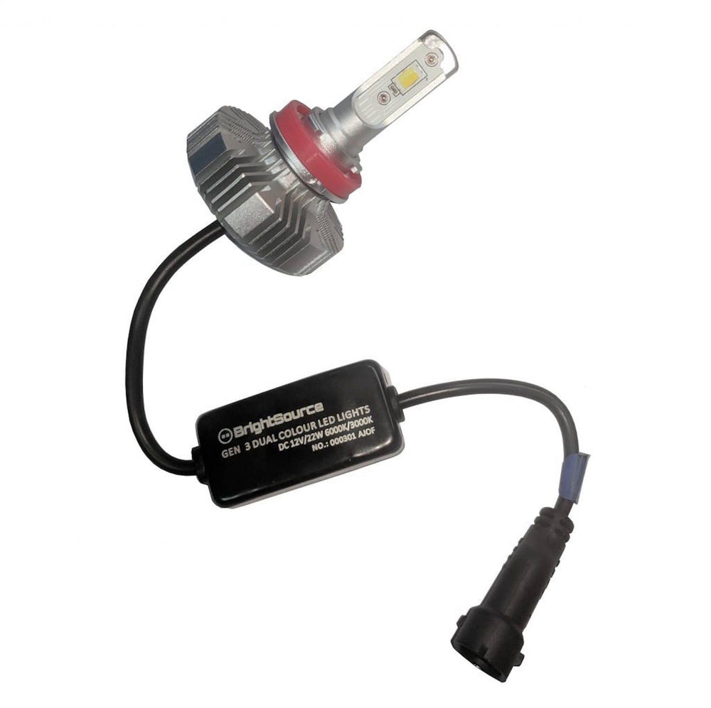 LED Fog Lights 5202/PS24W/PS24X Dual Color - Brightsource Duo Series