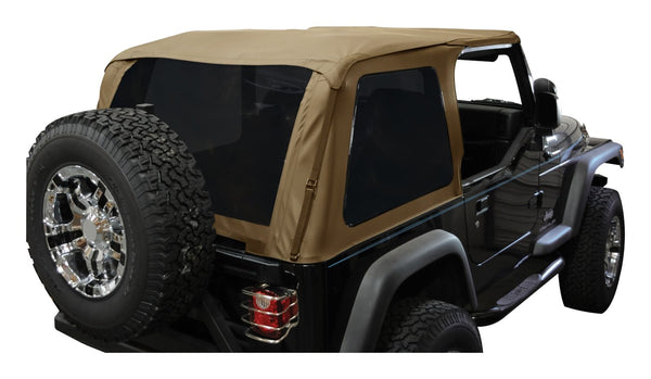 RT Offroad Toit de remplacement sans arceaux avec vitres teintées pour 97-06 TJ sans Unlimited - épice Diamond