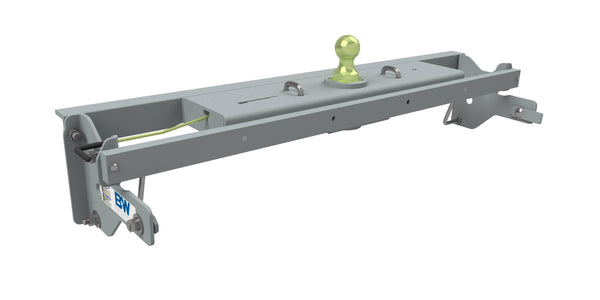 B&W Below Bed Gooseneck Hitch - 19-26 Silverado/Sierra 1500 5'10" & 6'7" Box