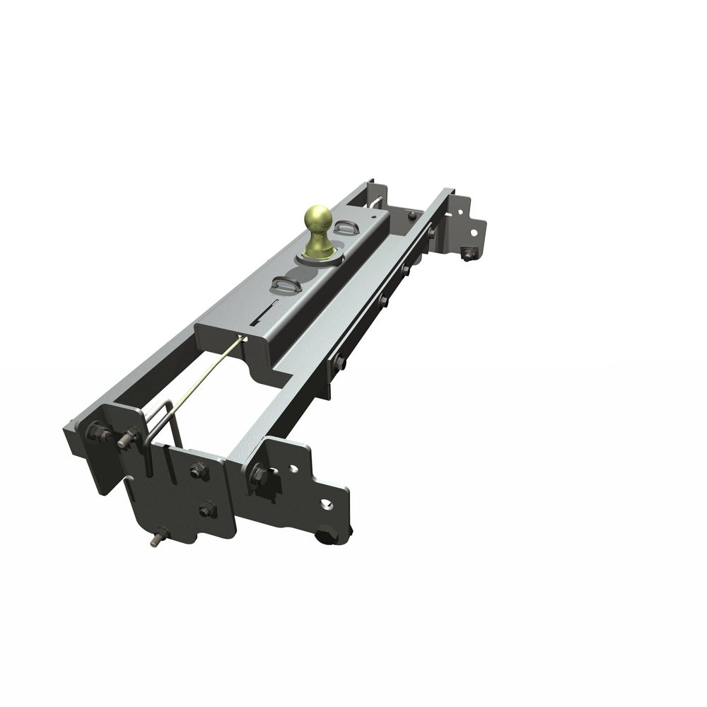 B&W Below Bed Gooseneck Hitch - 01-06 Silverado/Sierra 3500 HD with 2 Crossmembers Over Rear Axle