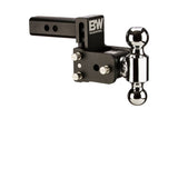 ADJUSTABLE BALL MOUNT  B&W TOW & STOW BALL MOUNT WITH BALL  2-INCH 3-INCH DROP 3-1/2 INCH RISE  W/2-5/16" & 2" BALLS