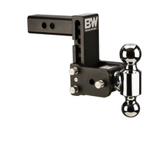 Adjustable Ball Mount B&W Tow & Stow Ball Mount with Ball 2-INCH 5-INCH Drop 5-1/2 Inch Rise W/2-5/16" & 2" Balls