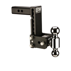 Adjustable Ball Mount B&W Tow & Stow Ball Mount with Ball 2-INCH 7-INCH Drop 7-1/2 Inch Rise W/2-5/16" & 2" Balls