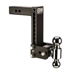 Adjustable Ball Mount B&W Tow & Stow Ball Mount with Ball 2-INCH 9-INCH Drop 9-1/2 Inch Rise W/2-5/16" & 2" Balls