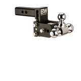 ADJUSTABLE BALL MOUNT   B&W TOW & STOW BALL MOUNT WITH BALL  2-INCH 3-INCH DROP 3-1/2 INCH RISE  WITH 2-5/16" 2" & 1-7/8