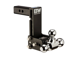 Adjustable Ball Mount B&W Tow & Stow Ball Mount with Ball 2-INCH 7-INCH Drop 7-1/2 Inch Rise with 2-5/16" 2" & 1-7/8" Balls