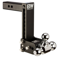 Adjustable Ball Mount B&W Tow & Stow Ball Mount with Ball 2-INCH 9-INCH Drop 9-1/2 Inch Rise with 2-5/16" 2" & 1-7/8" Balls