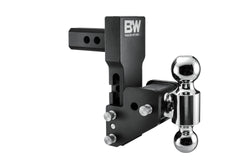 Adjustable Ball Mount B&W Tow & Stow Ball Mount with Ball 5" Drop 6" Rise Dual Ball 2" / 2-5/16" Balls