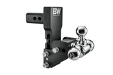 ADJUSTABLE BALL MOUNT B&W TOW & STOW BALL MOUNT WITH BALL 5" DROP 6" RISE TRI-BALL 1-7/8" / 2" / 2-5/16" BALLS