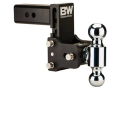 Adjustable Ball Mount B&W Tow & Stow Ball Mount with Ball 2-1/2 Inch Shank 5-INCH Drop 4-1/2 Inch Rise W/2-5/16" & 2" Balls