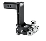 ADJUSTABLE BALL MOUNT  B&W TOW & STOW BALL MOUNT WITH BALL  2-1/2 INCH SHANK 8-1/2 INCH DROP  9-INCH RISE W/1-7/8 & 2-5/