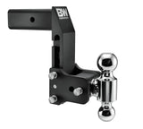 ADJUSTABLE BALL MOUNT  WORKS WITH GM MULTI-PRO TAILGATE  2-1/2 INCH SHANK - 2 & 2-5/16 INCH  DUAL BALL - 3 TO 7 INCH DRO