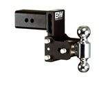 ADJUSTABLE BALL MOUNT  B&W TOW & STOW BALL MOUNT WITH BALL  3-INCH SHANK 4-1/2 INCH DROP  4-INCH RISE W/2-5/16" & 2" BAL