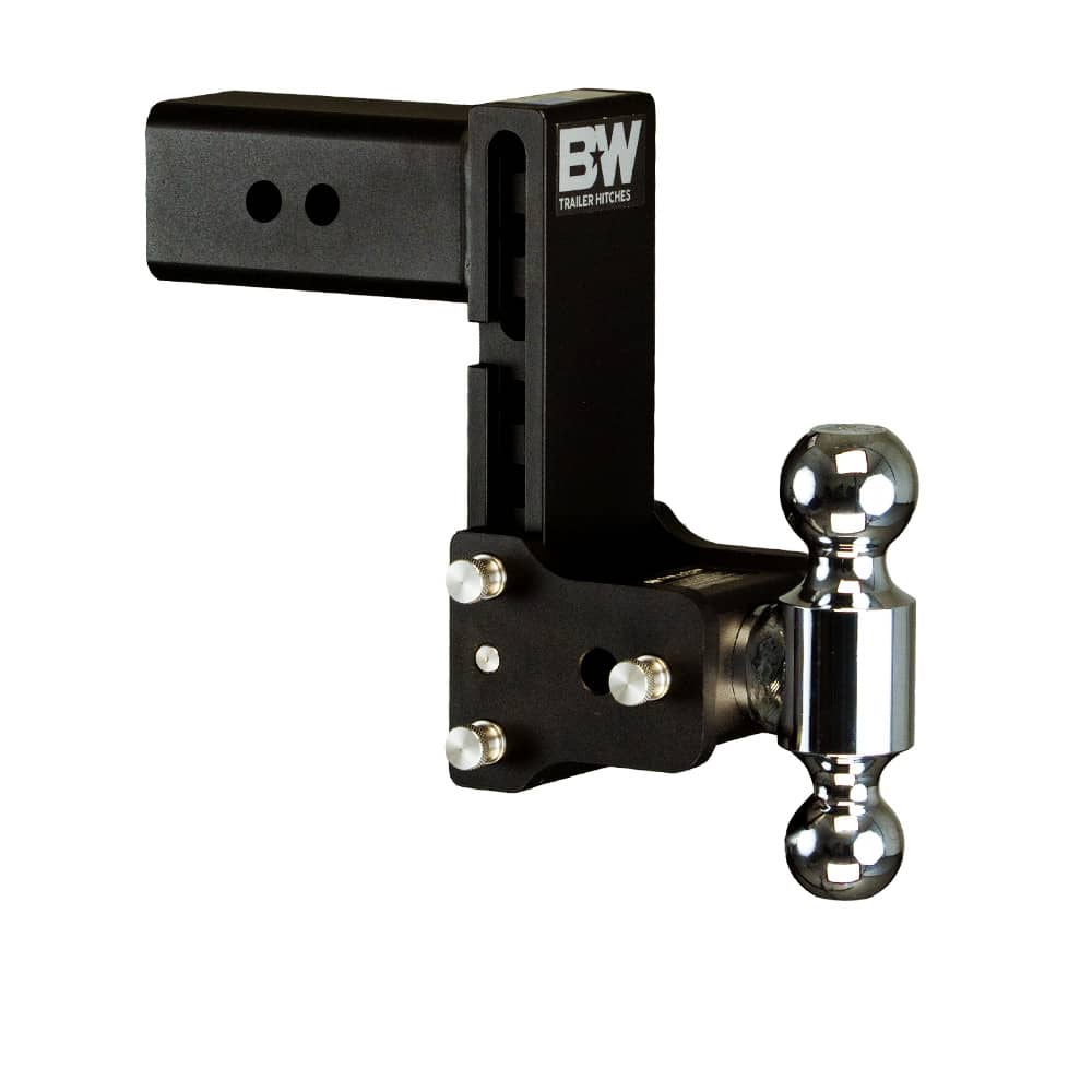 Adjustable Ball Mount B&W Tow & Stow Ball Mount with Ball 3-INCH Shank 7-1/2 Inch Drop 7-INCH Rise W/2-5/16" & 2" Balls
