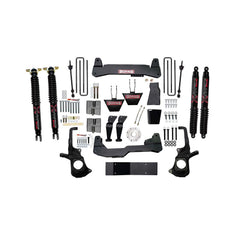 Skyjacker 6 in. Suspension Lift Kit With Torsion Bar Drop Brackets And Black MAX Shocks. — Front — 2011-2019 Chevrolet Silverado 2500 HD, GMC Sierra 2500 HD (C1168K-B)