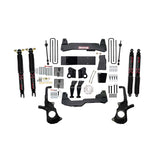 7 in. Lift Kit With Raised Torsion Bar Brackets And Black MAX Shocks. — Front (C1178K-B)
