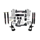 7 in. Lift Kit With Raised Torsion Bar Brackets And Black MAX Shocks. — Front (C1178KH-B)