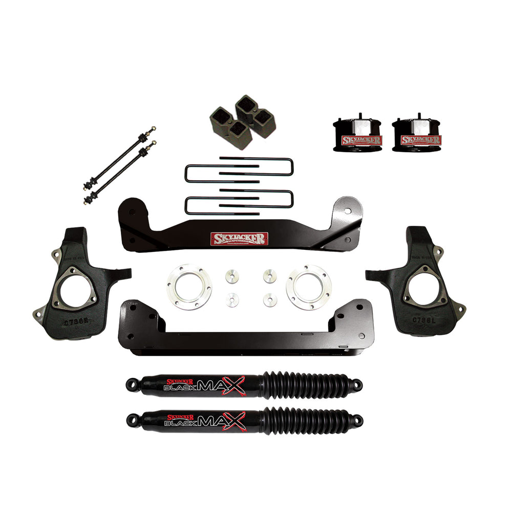 Skyjacker - Suspension Lift Kit w/Shocks - C14460APK-B — 2014-2017 Chevy Silverado 1500 / GMC Sierra 1500
