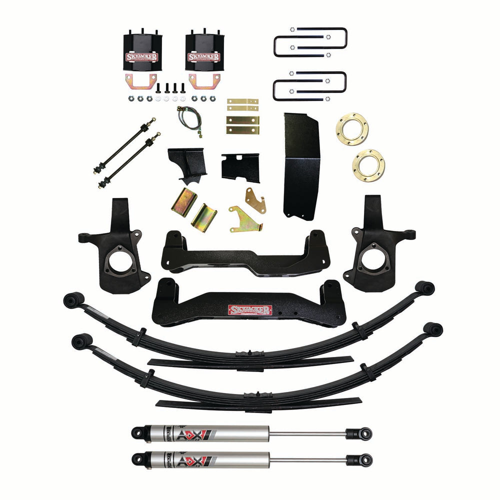 Skyjacker 6-7 in. Suspension Lift kit With ADX M2.0 Aluminum Monotube Shocks. — 1999-2018 Chevy Silverado 1500 / GMC Sierra 1500 & 2007 GMC Sierra 1500 Classic (C14660APKS-XM)