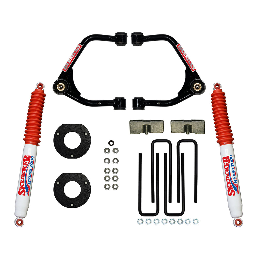 Skyjacker 3.5" Suspension Lift Kit with Hydro 7000 Shocks — 2019-2026 Chevrolet Silverado 1500 / 2019-2024 GMC Sierra 1500 (C19350MPH)