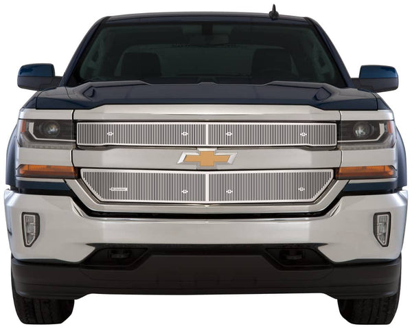 Cloud-Rider Cloud Rider Stainless Grille Overlay - 16-18 Silverado 1500 WT/LS/LT