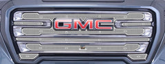 Cloud Rider Stainless Grille Overlay (UPPER ONLY) - 19-21 Sierra 1500 AT4