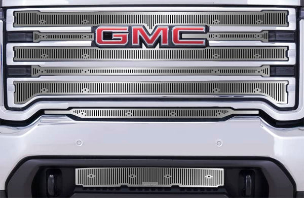 Cloud-Rider Cloud Rider Stainless Grille & Bumper Overlay - 20-23 Sierra HD Without Front Camera (CLO-24-2091)