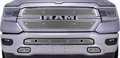 Cloud Rider Stainless Grille & Bumper Overlay - 19-24 Ram 1500 Laramie Without Front Camera and with Park (CLO-24-3603)