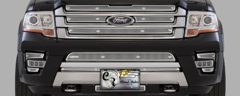 Cloud Rider Stainless Grille & Bumper Overlay - 15-17 Expedition